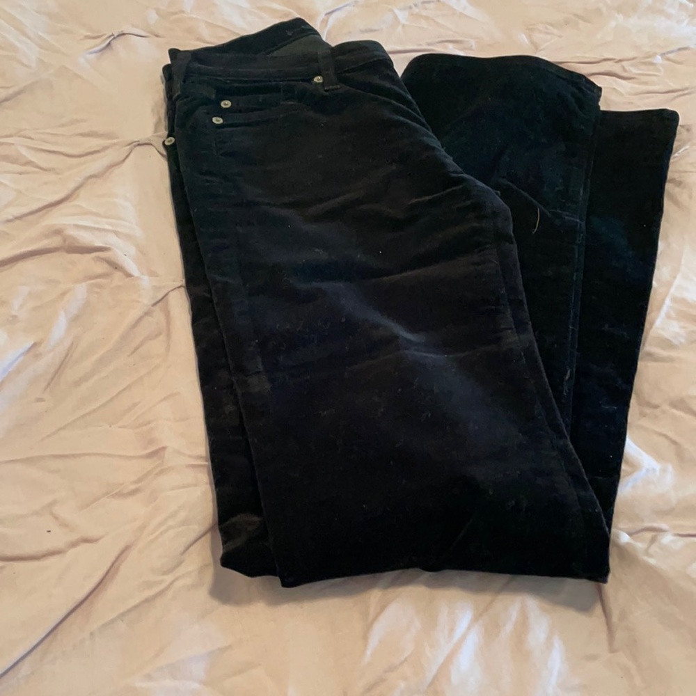 7 for all mankind velvet flare jeans